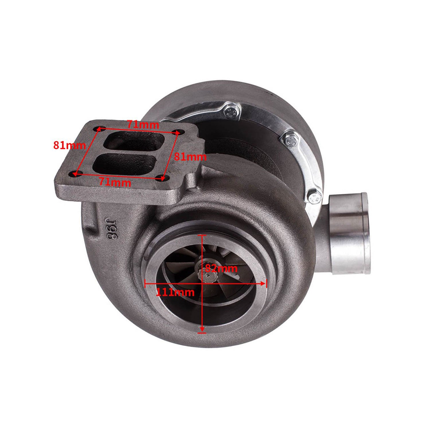Maxpeedingrods GT45 T4 Upgrade Racing Turbo charger - Bilde 2
