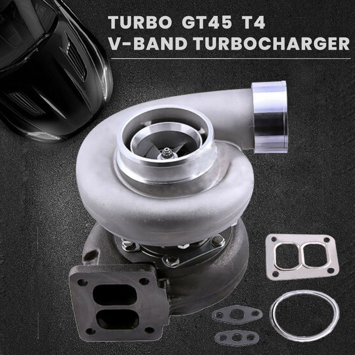 Maxpeedingrods GT45 T4 Upgrade Racing Turbo charger - Bilde 4