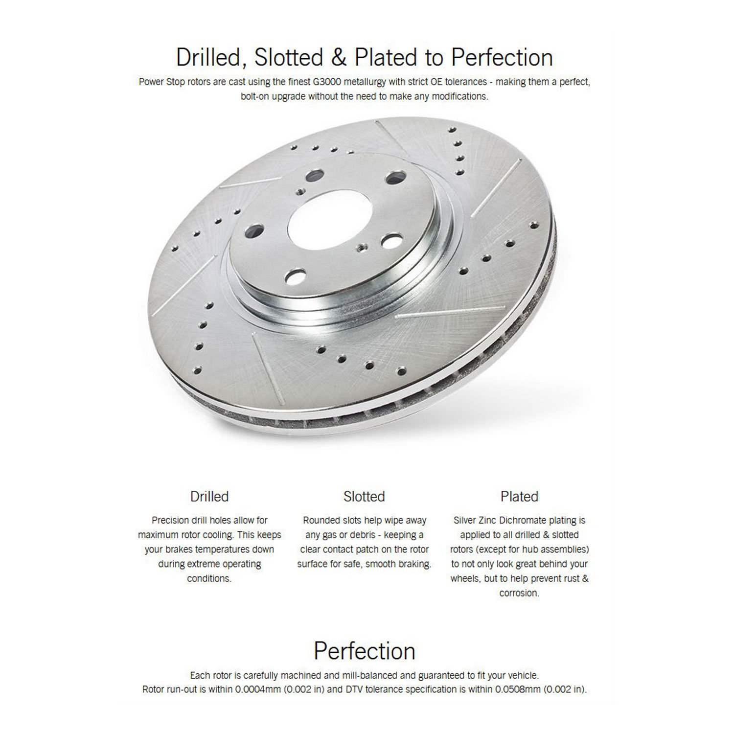 Power Stop® - Evolution Drilled and Slotted - Bilde 3